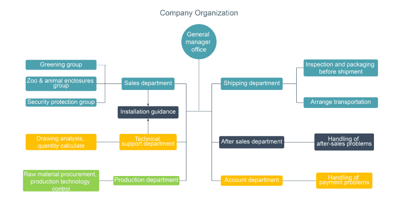 Company organization