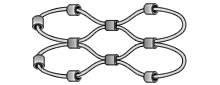 Horizontal stainless steel cable mesh HCM-16