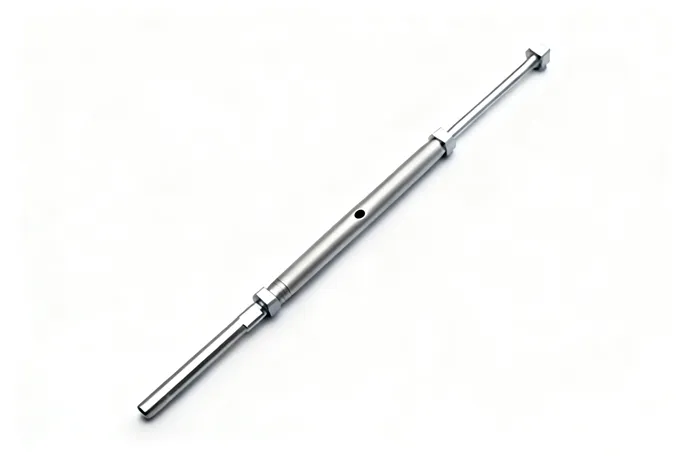 Swage & Stud closed stainless steel turnbuckle on a white background